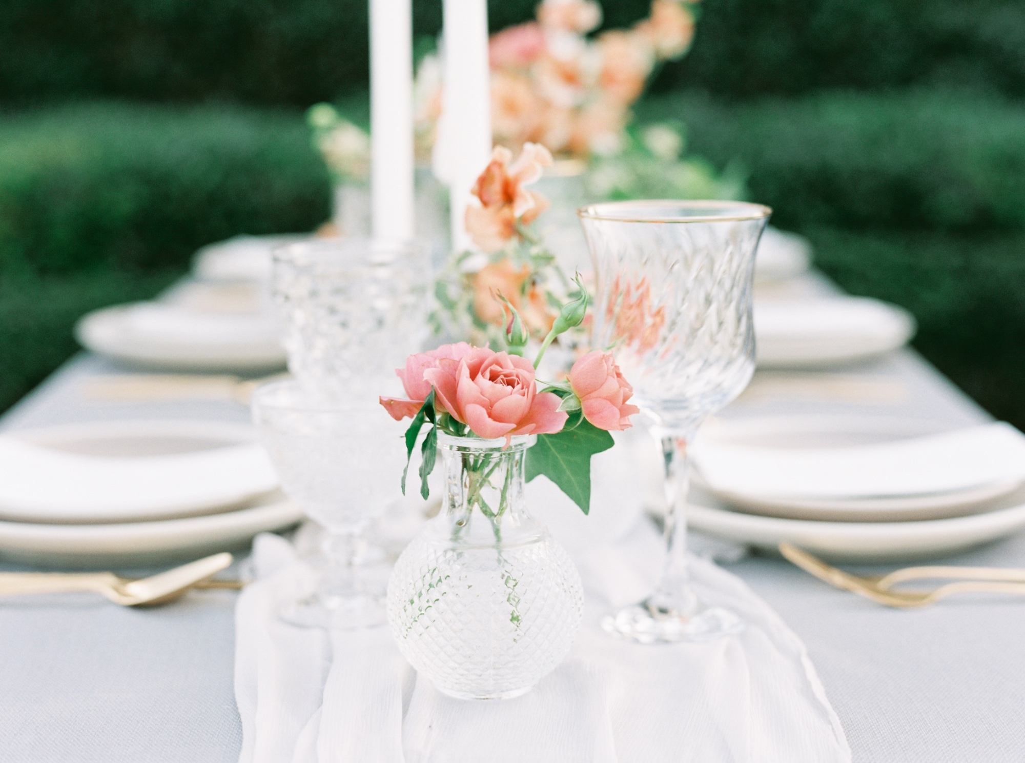 Bride and groom staircase